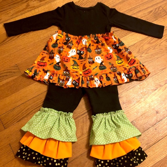 🎃 Handmade 2T Toddler Halloween Outfit - Picture 1 of 5